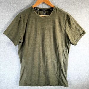 Ten Thousand Versatile Shirt T-Shirt Men's Medium Green‎ Stretch Short Sleeve
